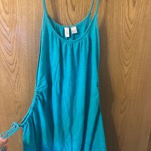 Women's Teal Sleeveless Top